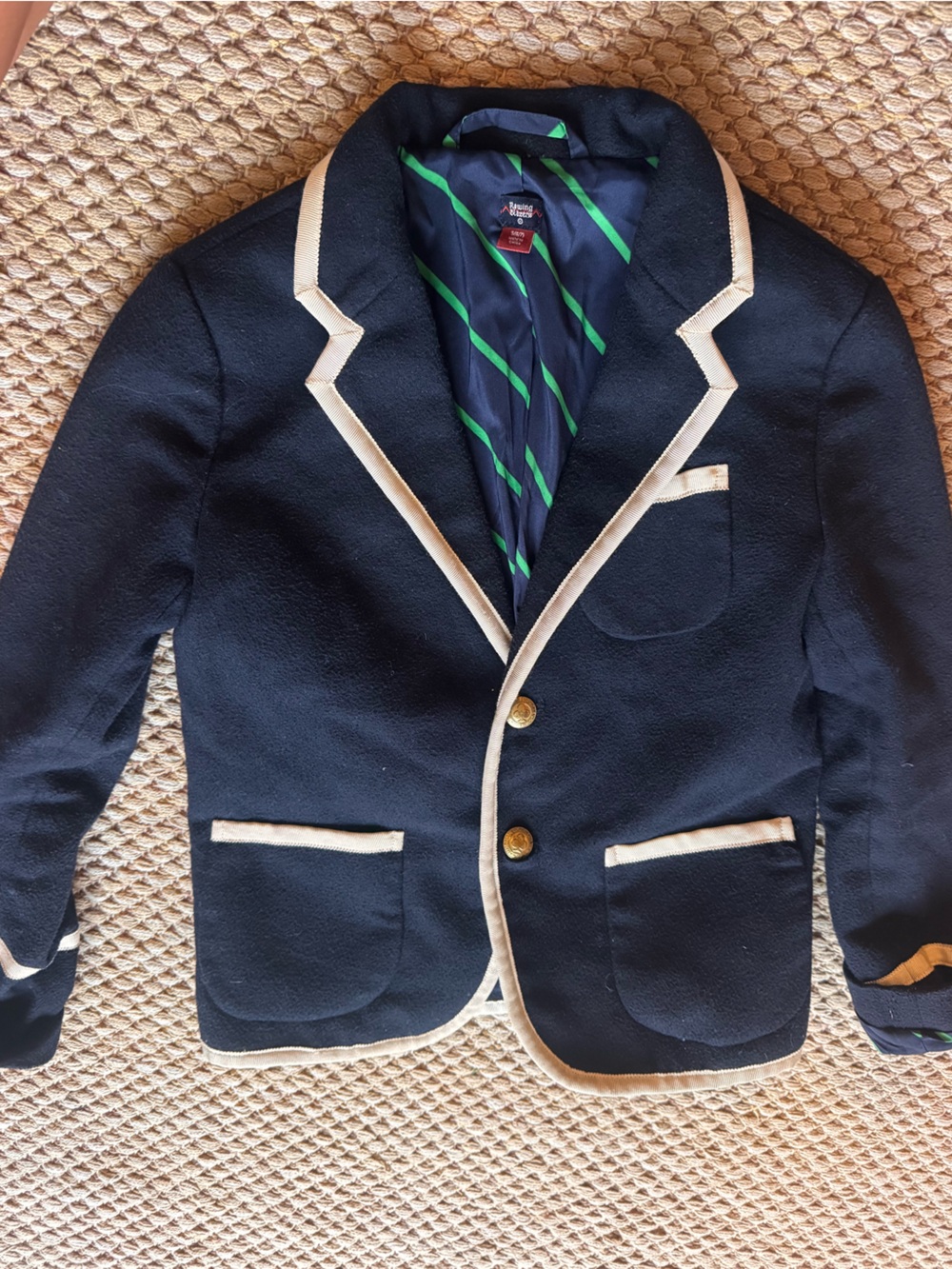 Boys 6-7 Navy rowing Henley Blazer